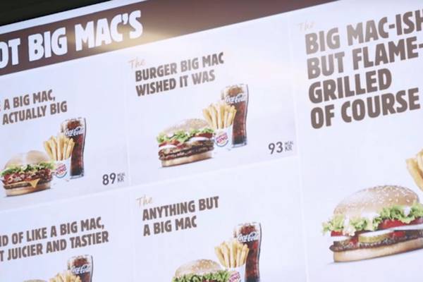 ‘Like a Big Mac, But Juicier’: Burger King trolls McDonald’s