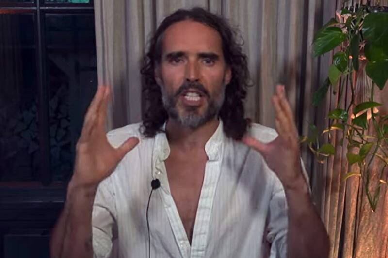 Russell Brand posts video claiming UK government wants to censor him