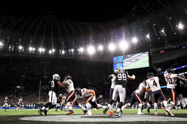 Raiders stun Bears as Spurs' new ground makes NFL bow
