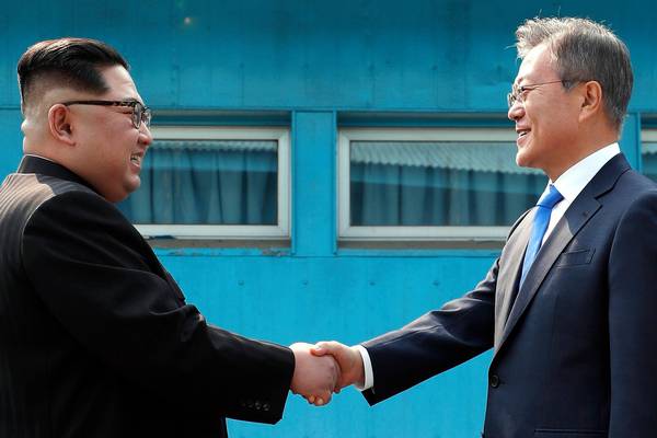 North and South Korea leaders agree to work towards peace