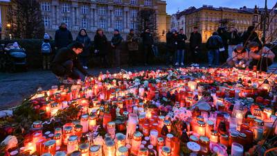 Prague shooting: Czechs mourn 14 victims killed by student as police tighten security