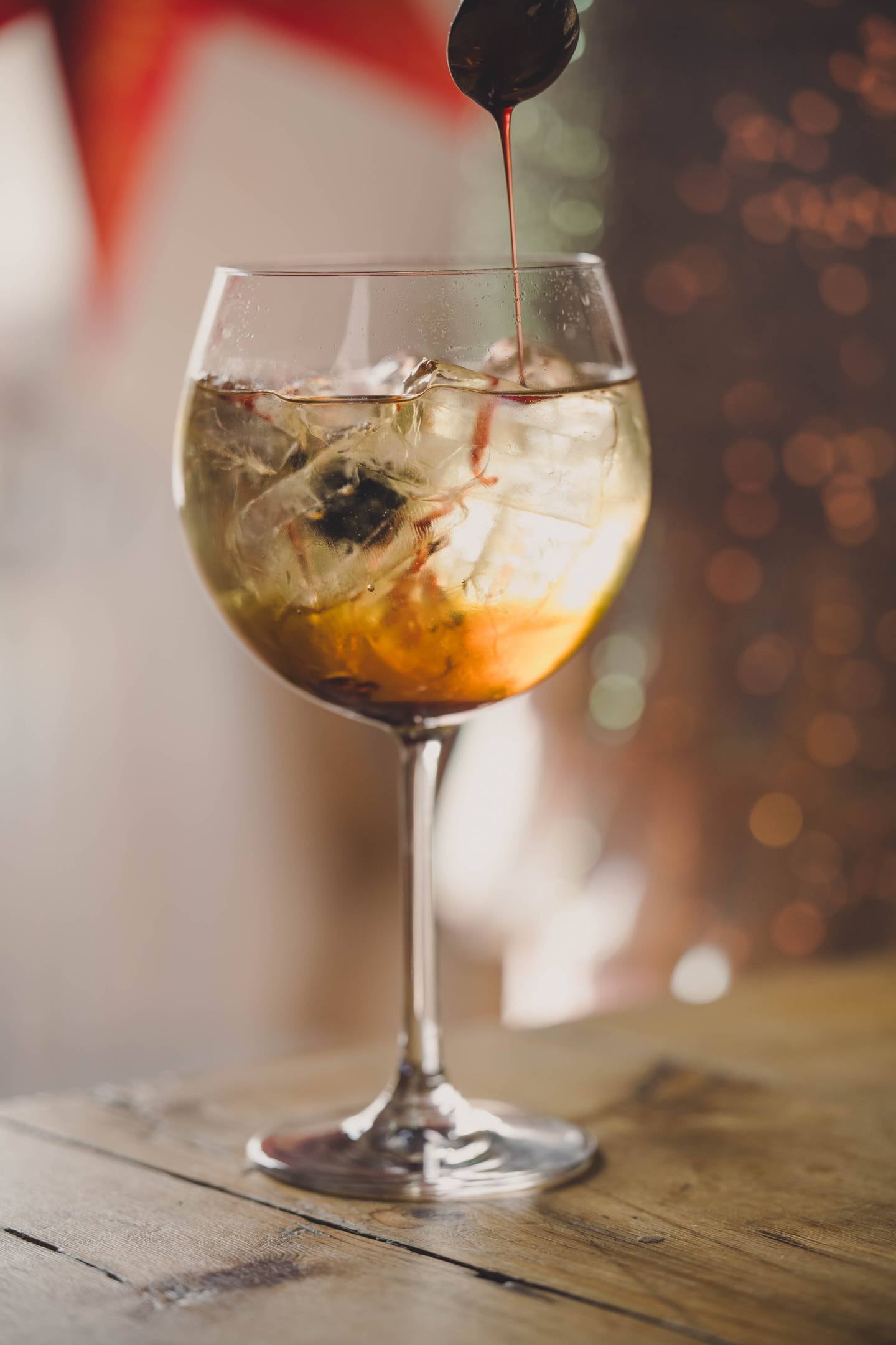 Cherry Christmas Cocktail with Valentia Island Vermouth