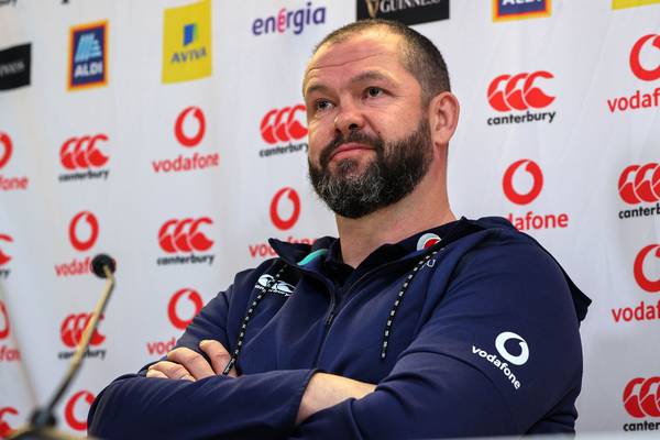 Andy Farrell: 'The trophy isn't the factor, it's us performing that matters'