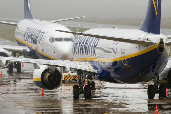 Impatient Ryanair passenger arrested after climbing on to wing
