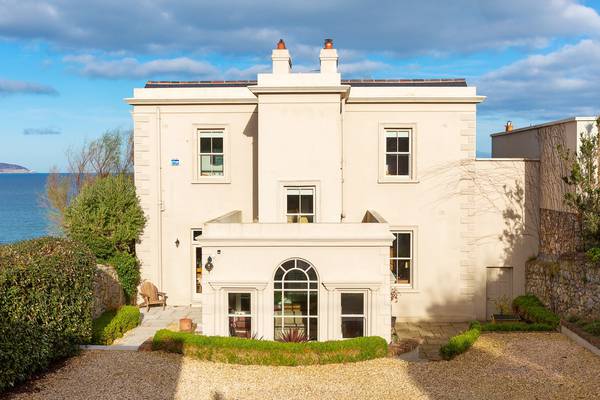 Luxury seafront home on Dalkey’s affluent coastal strip for €5.25m