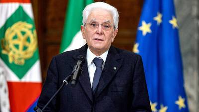 Italian president stays for second term to end political stalemate
