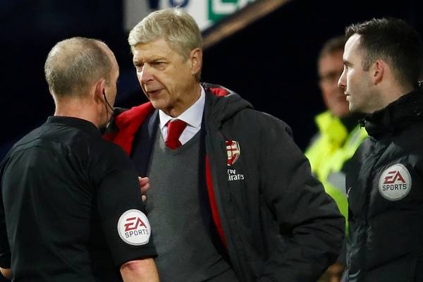 Wenger rails against ‘dark ages’ refereeing after clash with Dean