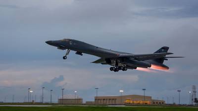 US air force flies two strategic bombers over Korean Peninsula