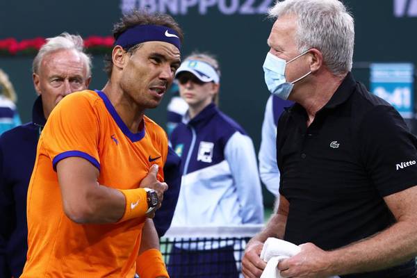 Rafael Nadal to miss up to six weeks with rib fracture
