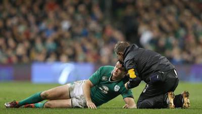 Johnny Sexton still struggling after sustaining concussion against Australia