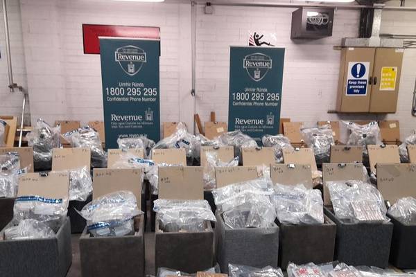 Drugs worth nearly €10m discovered hidden in furniture shipment