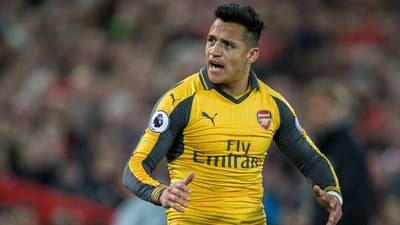 Alexis Sanchez was dropped after storming out of training