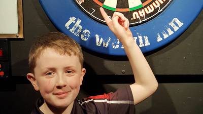 Meet the Donegal 11-year-old throwing darts for €22,000