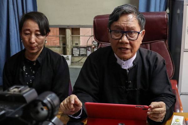 Aung Suu Kyi appears in court in person for first time since Myanmar coup