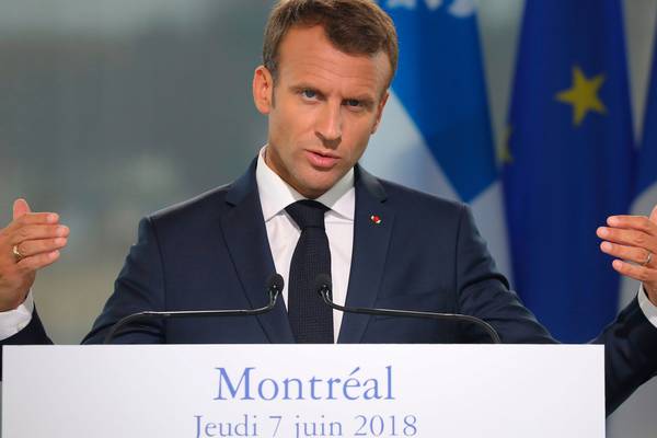 ‘We don’t mind being six,’ Macron says ahead of G7 summit