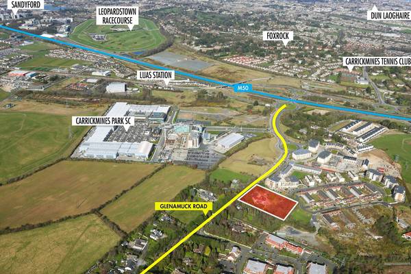 Over €3.5m expected for prime Carrickmines development site