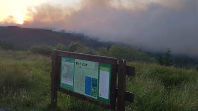 Forest fire continues to rage across Slieve Bloom mountains