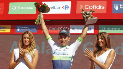 Caleb Ewan wins fifth stage of Vuelta a Espana, Tom Dumoulin takes overall lead