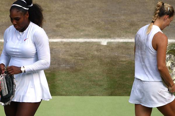 Kerber stuns Serena Williams to win first Wimbledon title