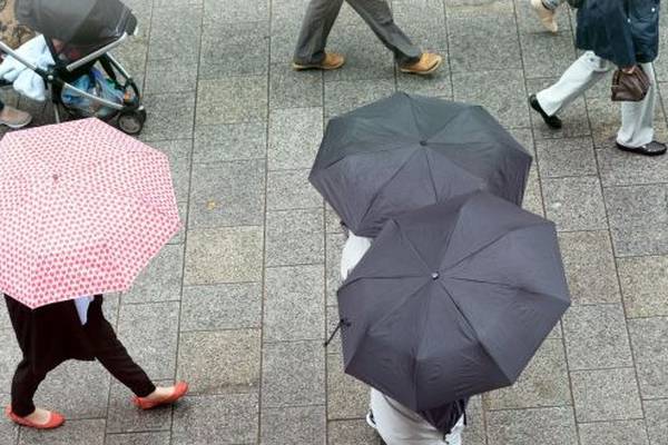 Rainfall warning in effect for west and southwest