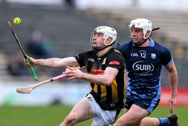 Kilkenny's Jordan Molloy in action against Waterford's Reuben Halloran. Photograph: Tom O’Hanlon/Inpho