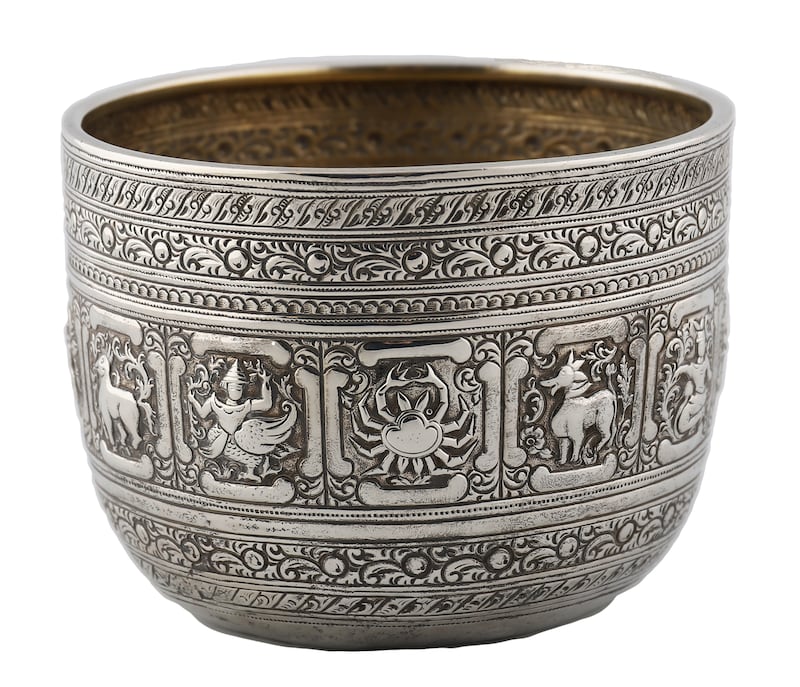 The Anglo-Indian silver bowl