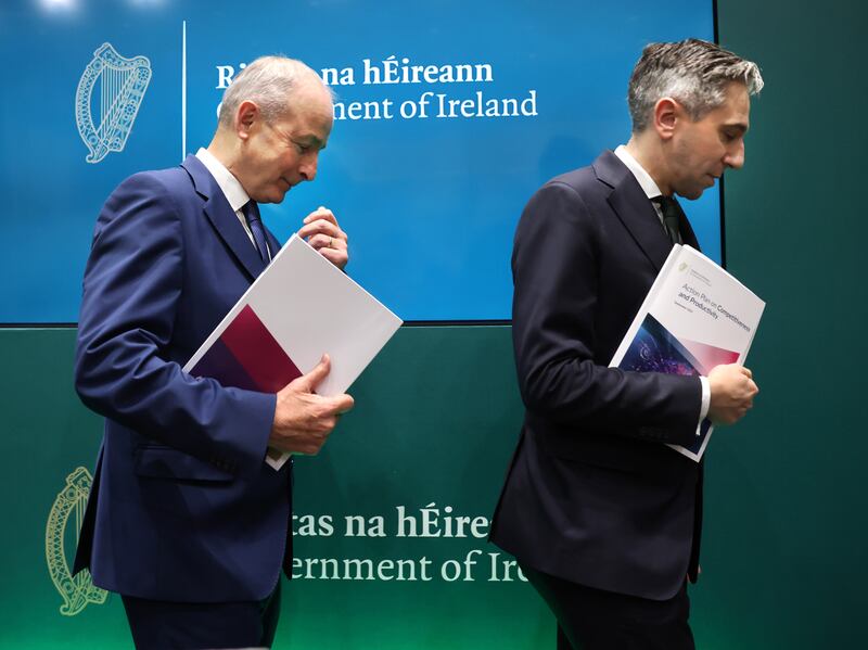 Fine Gael and Fianna Fáil’s post-election exploration of strategy sends messages to those who resist the pull of the centre. Photograph: Dara Mac Dónaill/ The Irish Times