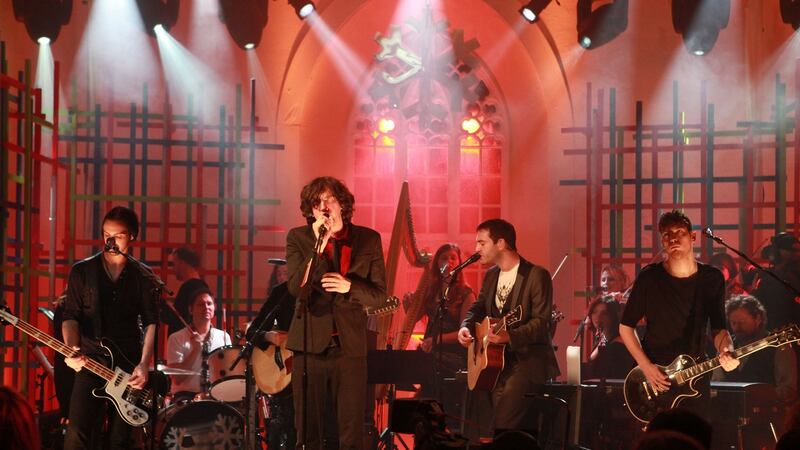 Snow Patrol in St James’s Church  in Dingle.