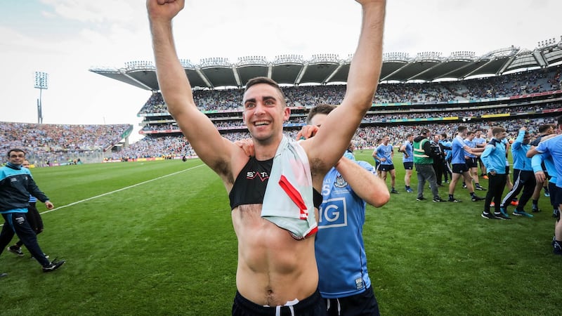 James McCarthy: made a massive impact in the dying minutes of the game which helped to get Dublin over the line. Photograph: Ryan Byrne/Inpho