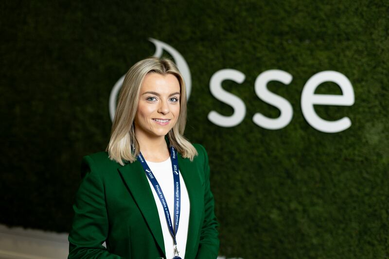 Shannon McFarland pictured at SSE's Belfast office