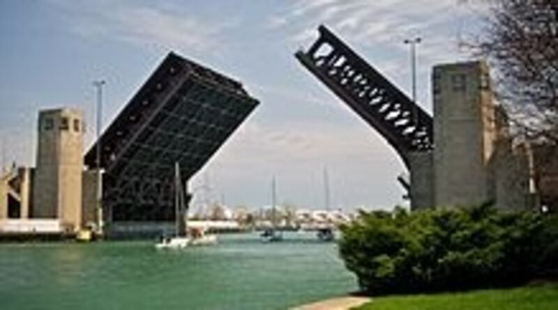 Outer Drive Bridge in  Chicago