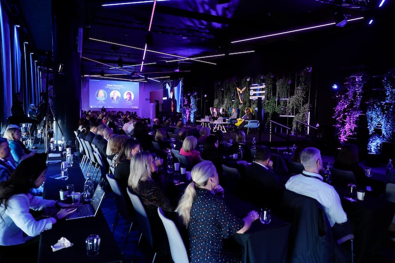 Attendees at AmCham’s 2025 Global Business Conference in Croke Park