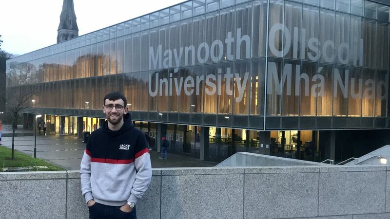 Seán Sweeney (19), third-year Irish and geography student at Maynooth University.