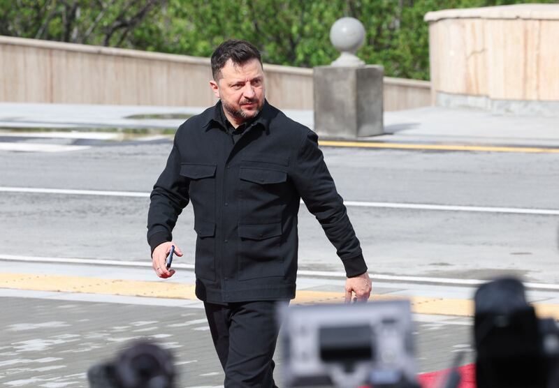 In his open letter, Zelenskiy said the majority of Russians had grown tired of Ukrainian missile and drone attacks. Photo: Hayk Baghdasaryan/ EPA