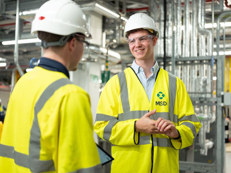 Jeroen Gense in MSD's biologics manufacturing facility in Duboyne, Co Meath