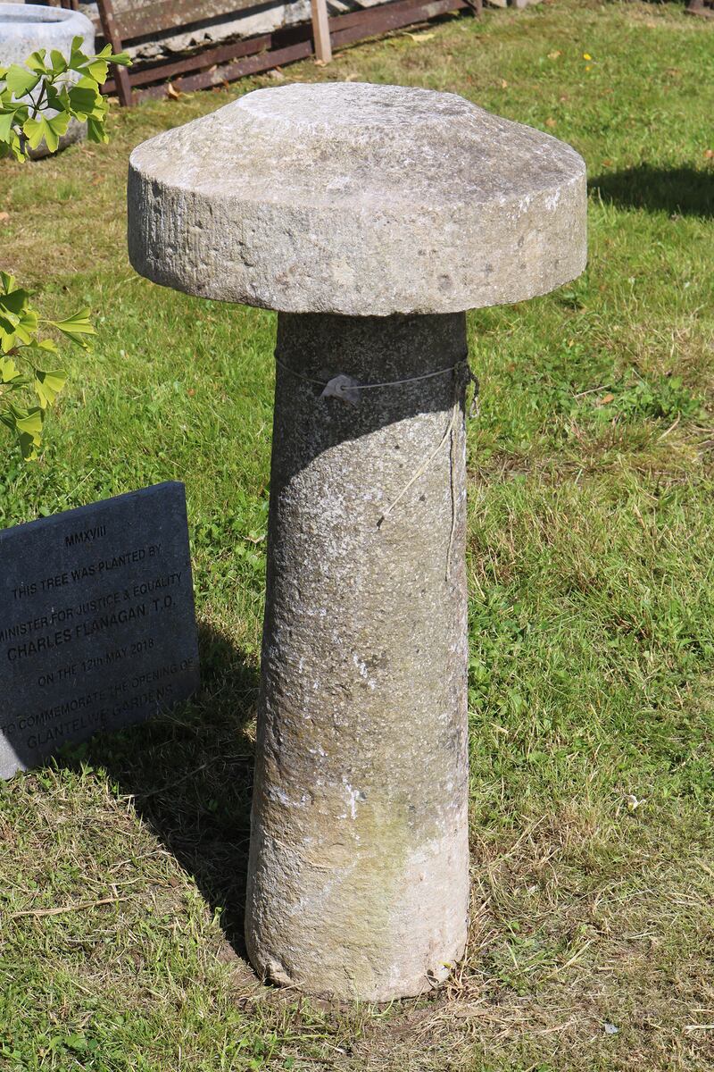 Lot 53, a staddle stone (or stone toadstool), €500-800 at Sheppard's.