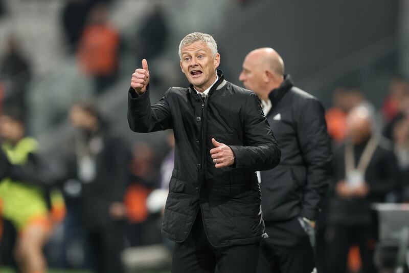 Besiktas head coach Ole Gunnar Solskjaer. Photograph: Ahmad Mora/Getty Images