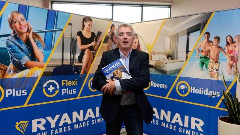 Ryanair’s   Michael O’Leary: more than 98% of shareholders voted at September’s agm  to keep him  as chief executive.  Photograph: Cyril Byrne
