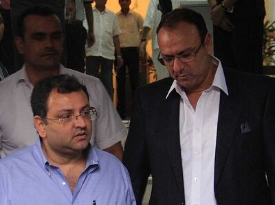 Cyrus Mistry with his brother Shapoor Mistry. Retaining his spot at the top of Ireland’s wealth pyramid last year was Shapoor Mistry, the owner of Indian construction and engineering giant Shapoorji Palonji. Photograph: Bhushan Koyande/Hindustan Times via Getty Images