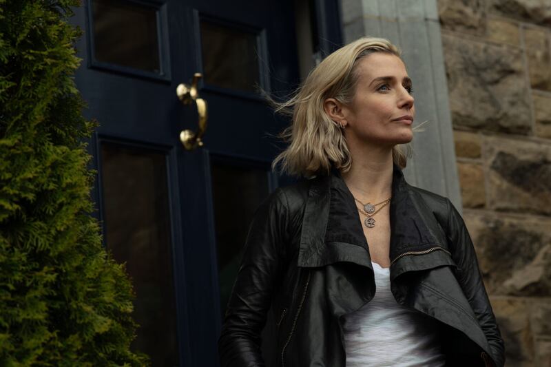 Lisa Dwan as Fia Lucey in Blackshore. Photograph: Madeline Mulqueen/Treasure Entertainment/BBC