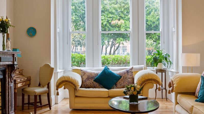 Bay window.