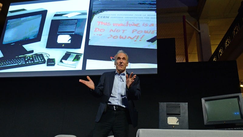 Sir Tim Berners-Lee attends an event celebrating the 30th anniversary of The world wide web hosted by London’s Science Museum on March 12th, 2019. Photograph: Eamonn M McCormack/Getty Images