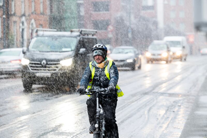 The morning commute. Photograph: Sam Boal/Collins Photos