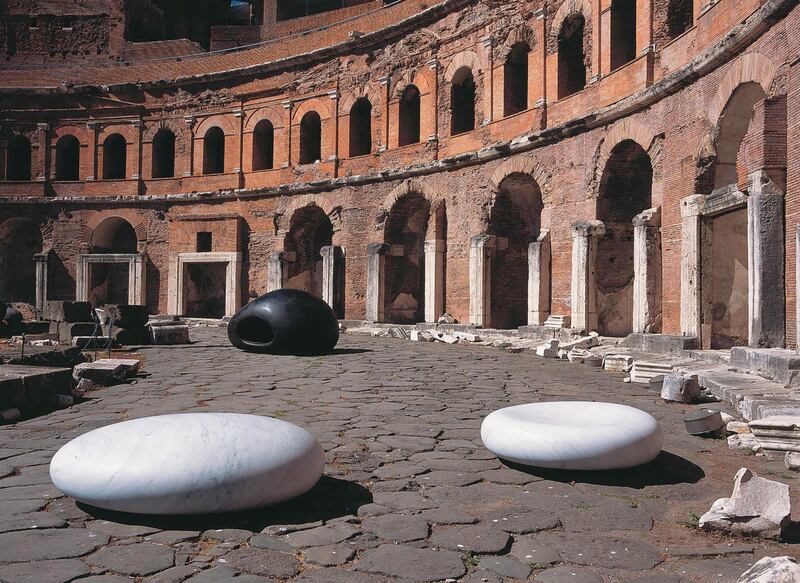 Kan Yasuda,Touching the Time,_Rome Italy. Photograph: Akio Nonaka