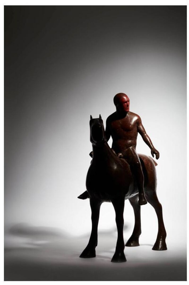 Anthony Scott, Hunter of Horseback, bronze