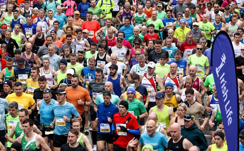 In 2019, that entry was limited to 22,500, there were 17,724 finishers; the year before, in 2018, when the entry capacity was 20,000, there were 16,251 finishers. Photograph: Inpho/Ben Brady