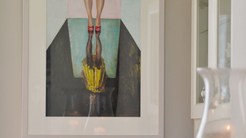 Ruby Slippers painting by Rasher. Photograph: Alan Betson