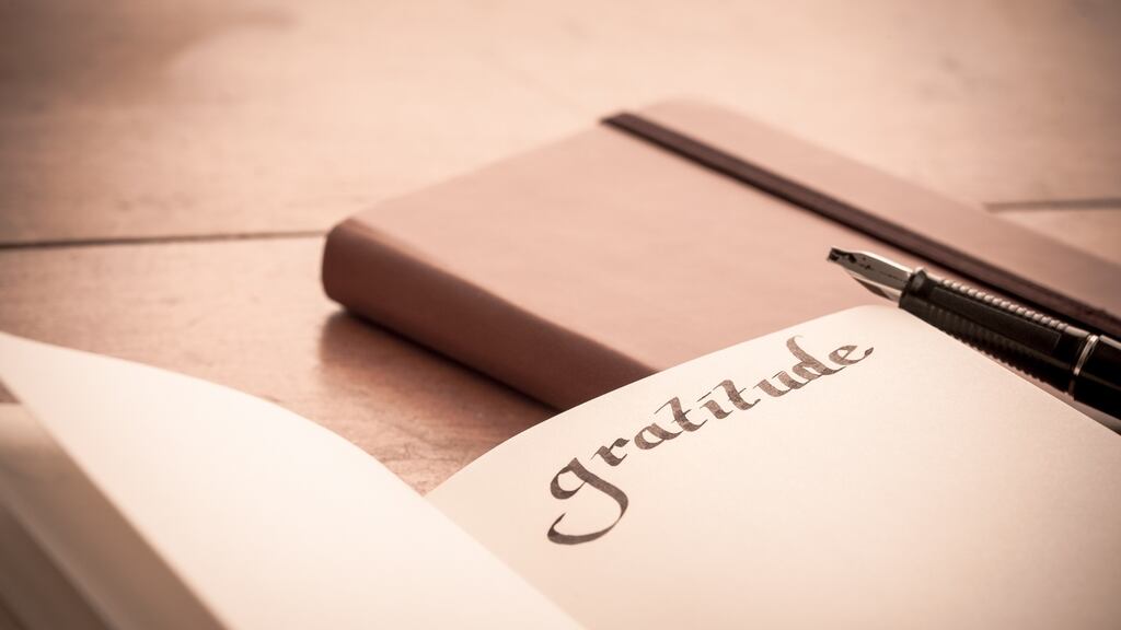 It is generally asserted, especially in the self-help field, that gratitude cultivates positive feelings. Photograph: iStock