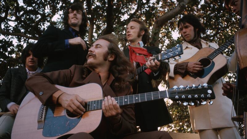 Crosby, Stills, Nash & Young: romantic lyrics and a penchant for political protest galvanised a devoted following. Photograph: Henry Diltz/Corbis/Getty