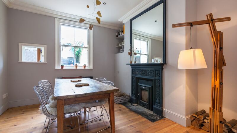 The dining area